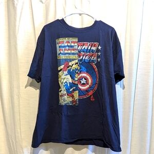 Captain America women's ens Shirt 2XL A2
